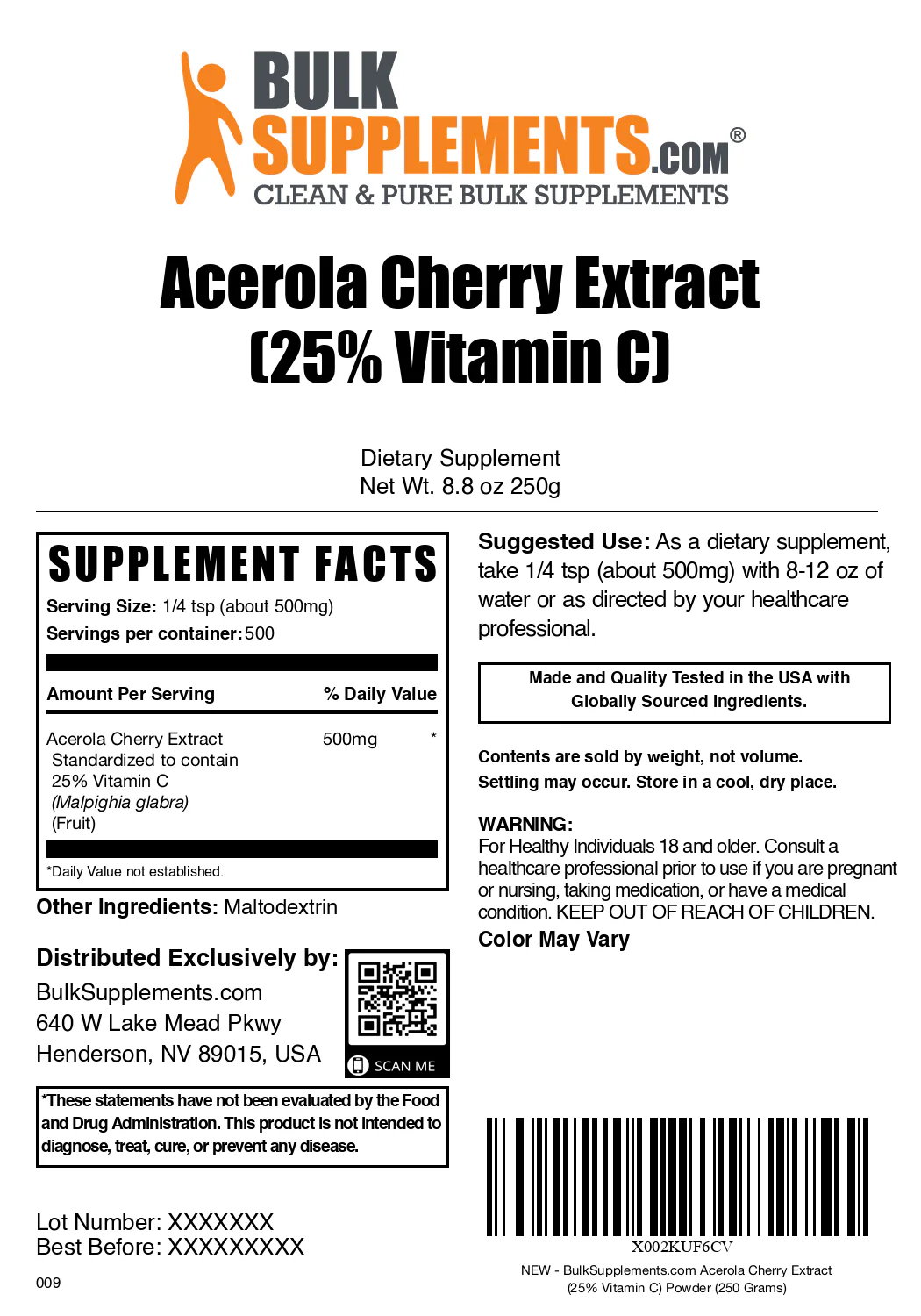 Acerola Cherry Extract Powder - Image 6