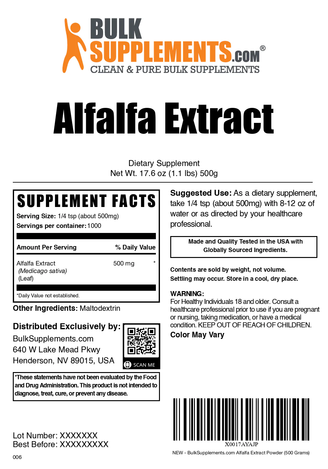 Alfalfa Extract Powder - Image 8
