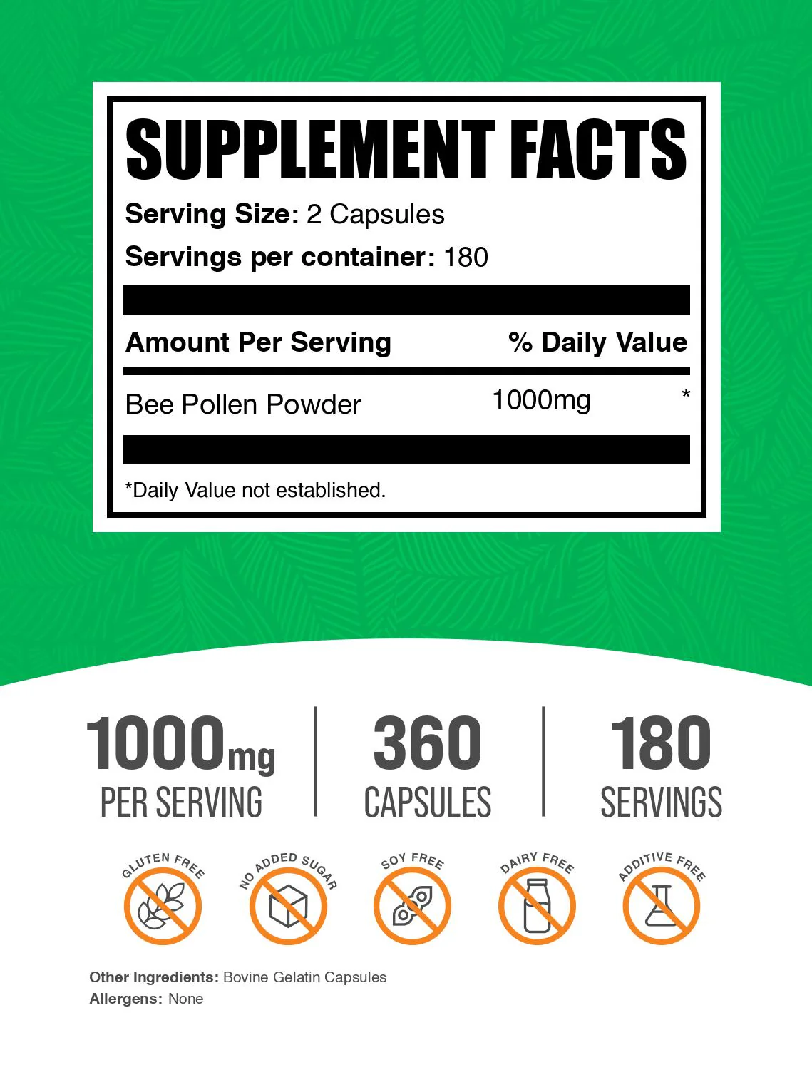Bee Pollen Capsules - Image 2