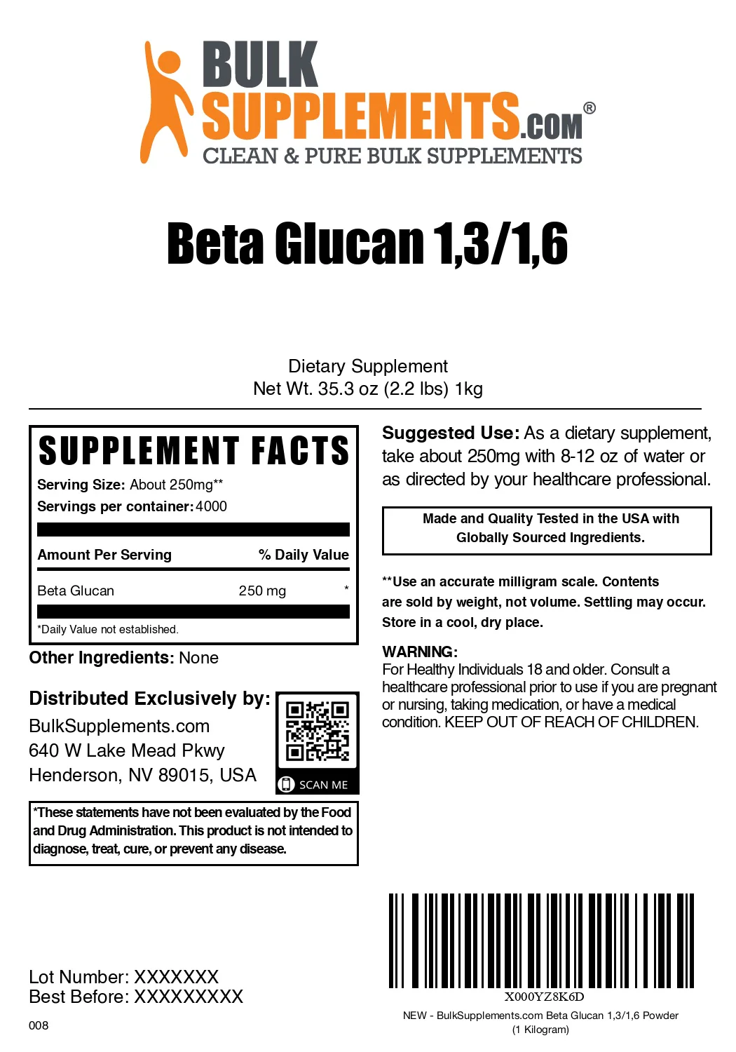 Beta Glucan 1,3/1,6 Powder - Image 9