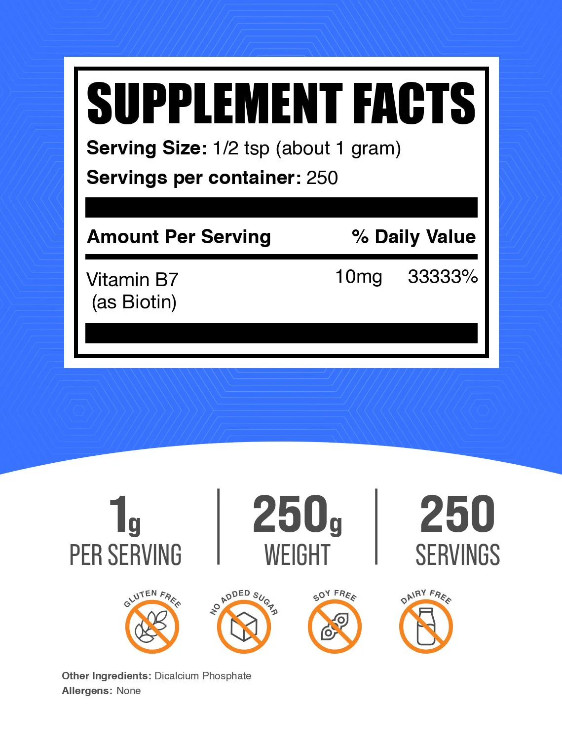 Biotin 10000mcg Powder - Image 2