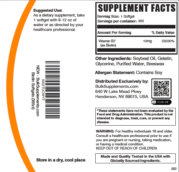 Biotin Softgels - Image 6
