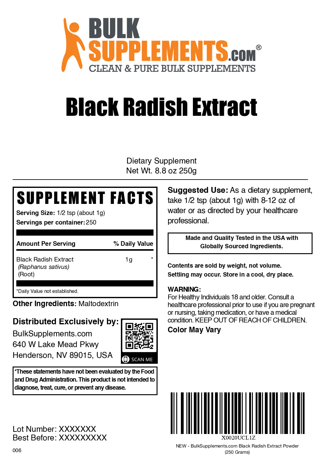 Black Radish Extract Powder - Image 6