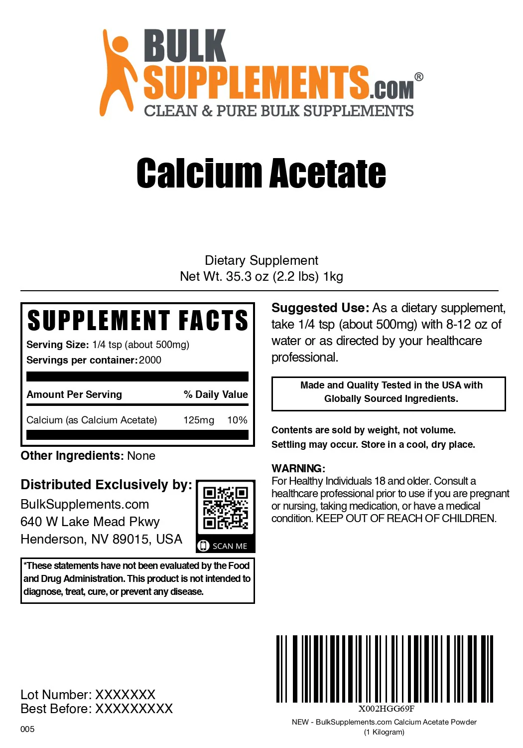 Calcium Acetate Powder - Image 9