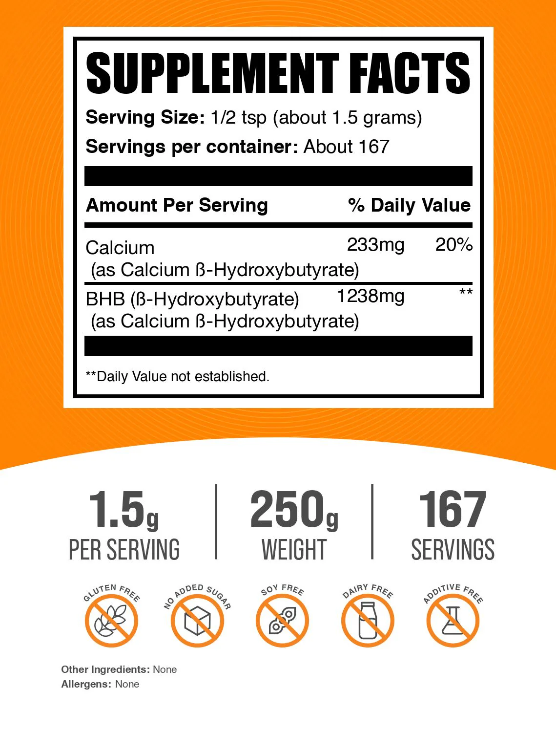 BHB Beta-hydroxybutyrate (Calcium) Powder - Image 2