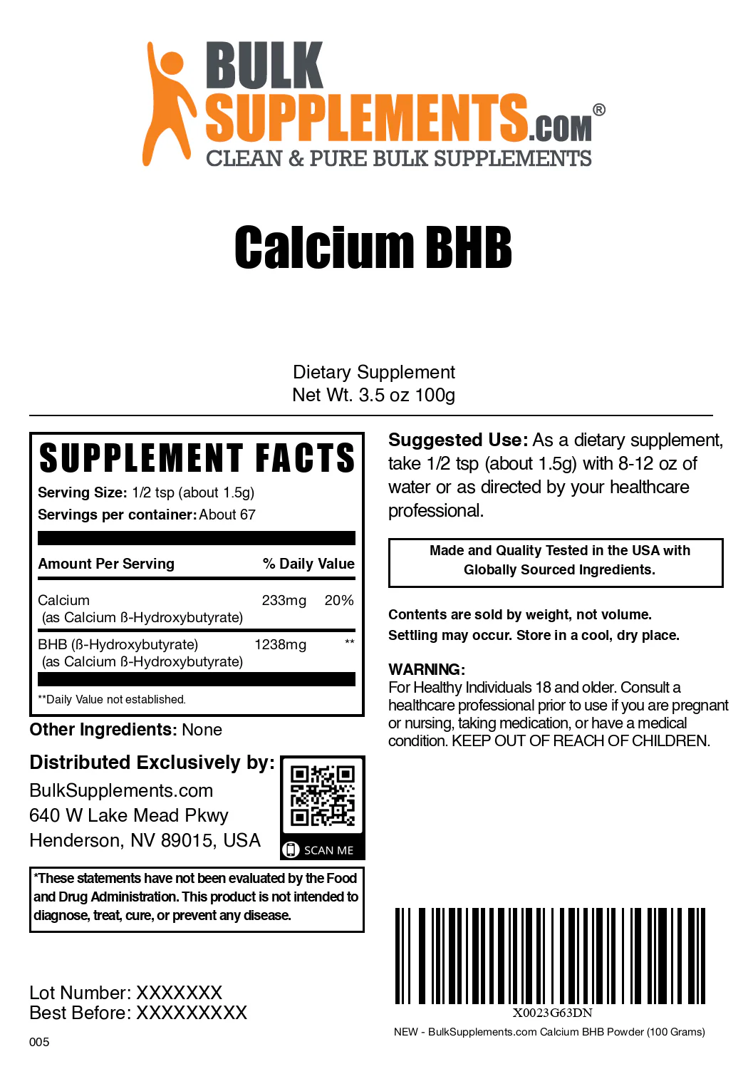 BHB Beta-hydroxybutyrate (Calcium) Powder - Image 6