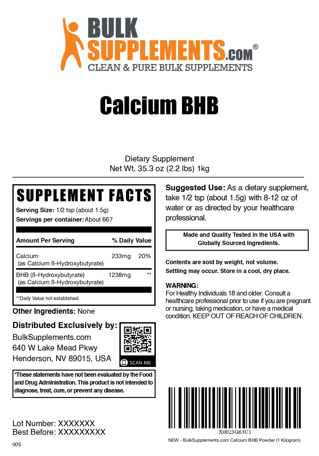 BHB Beta-hydroxybutyrate (Calcium) Powder - Image 9