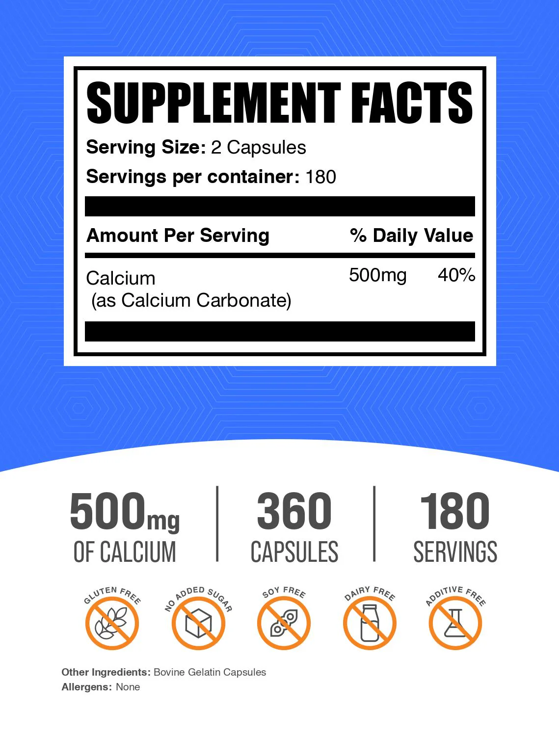 Calcium Carbonate Capsules - Image 2
