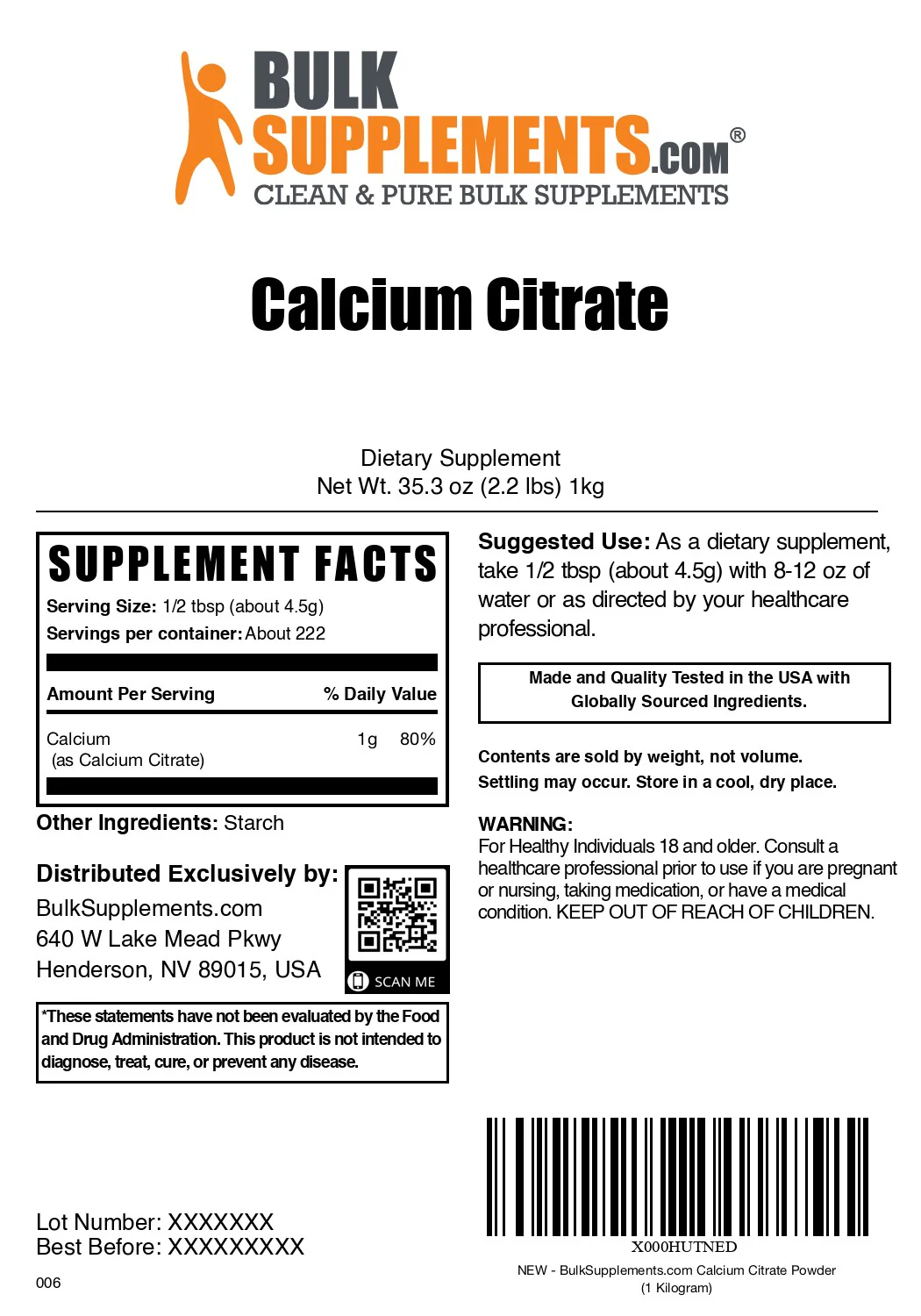 Calcium Citrate Powder - Image 9
