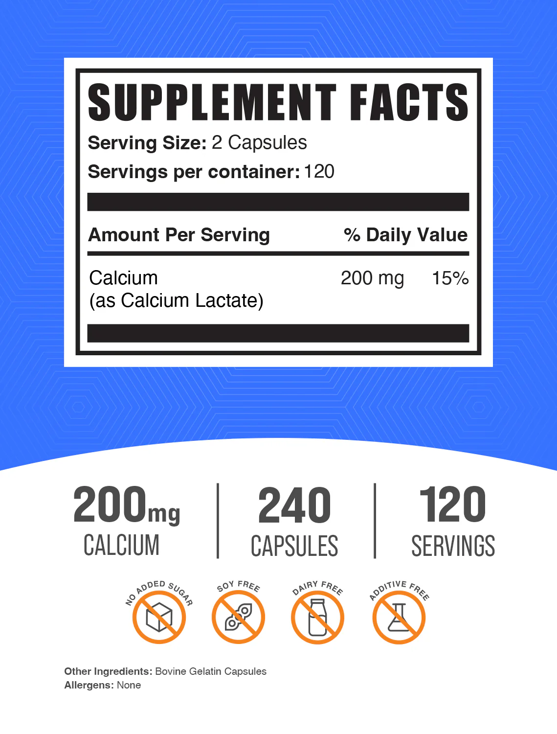 Calcium Lactate Capsules - Image 2