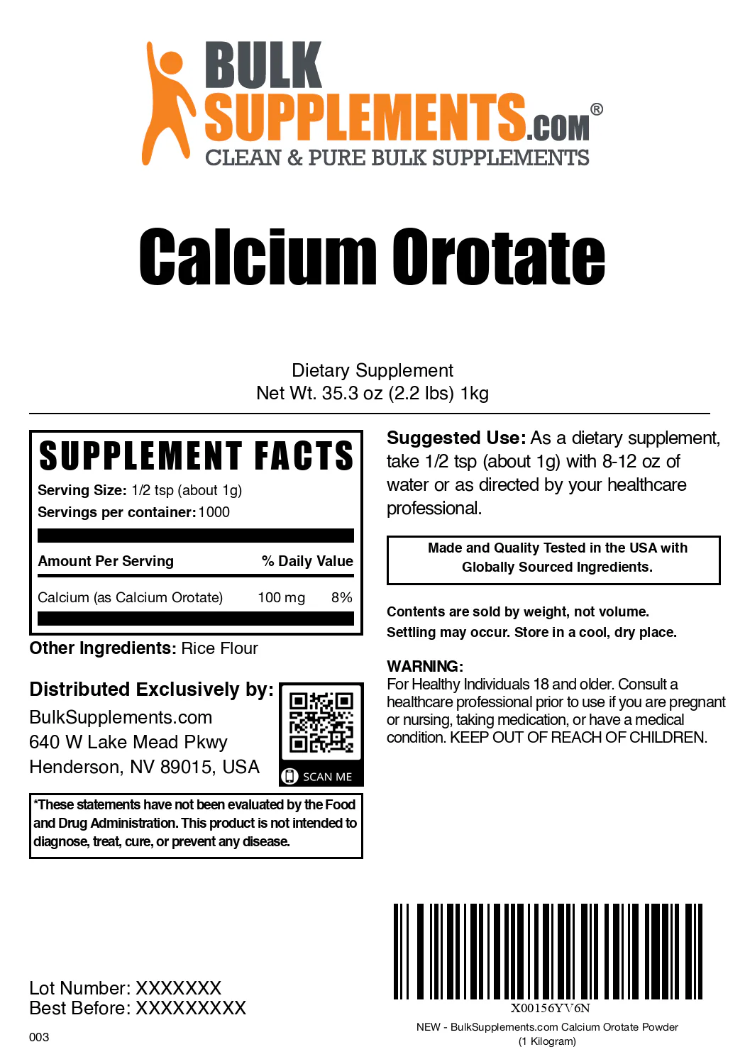 Calcium Orotate Powder - Image 9