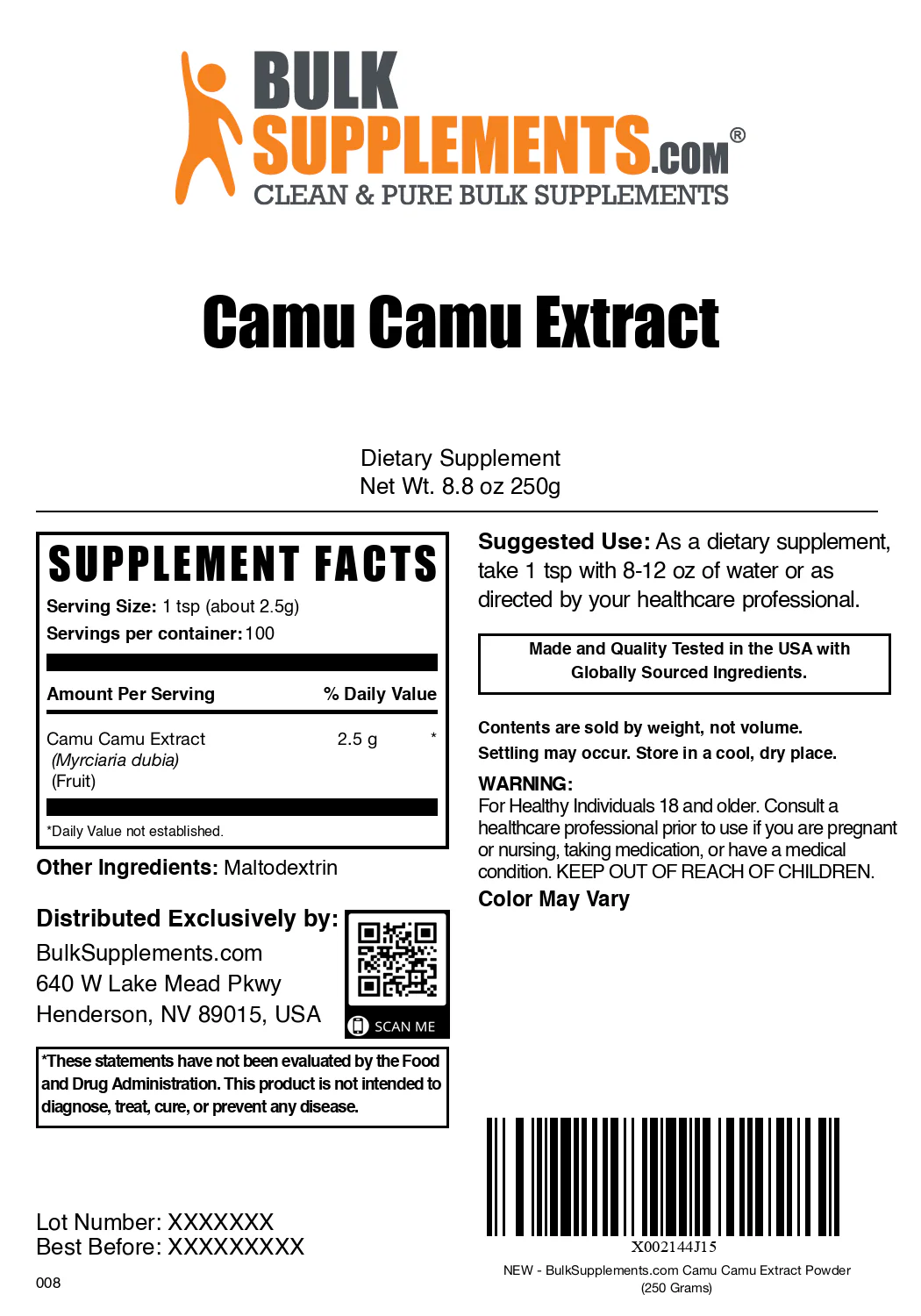 Camu Camu Extract Powder - Image 6