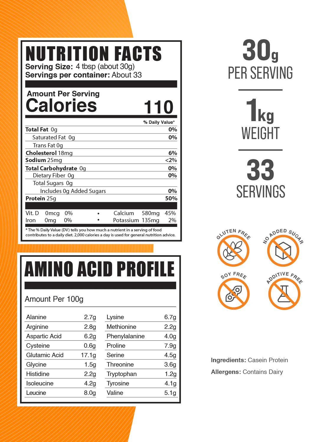 Casein Protein Powder - Image 2