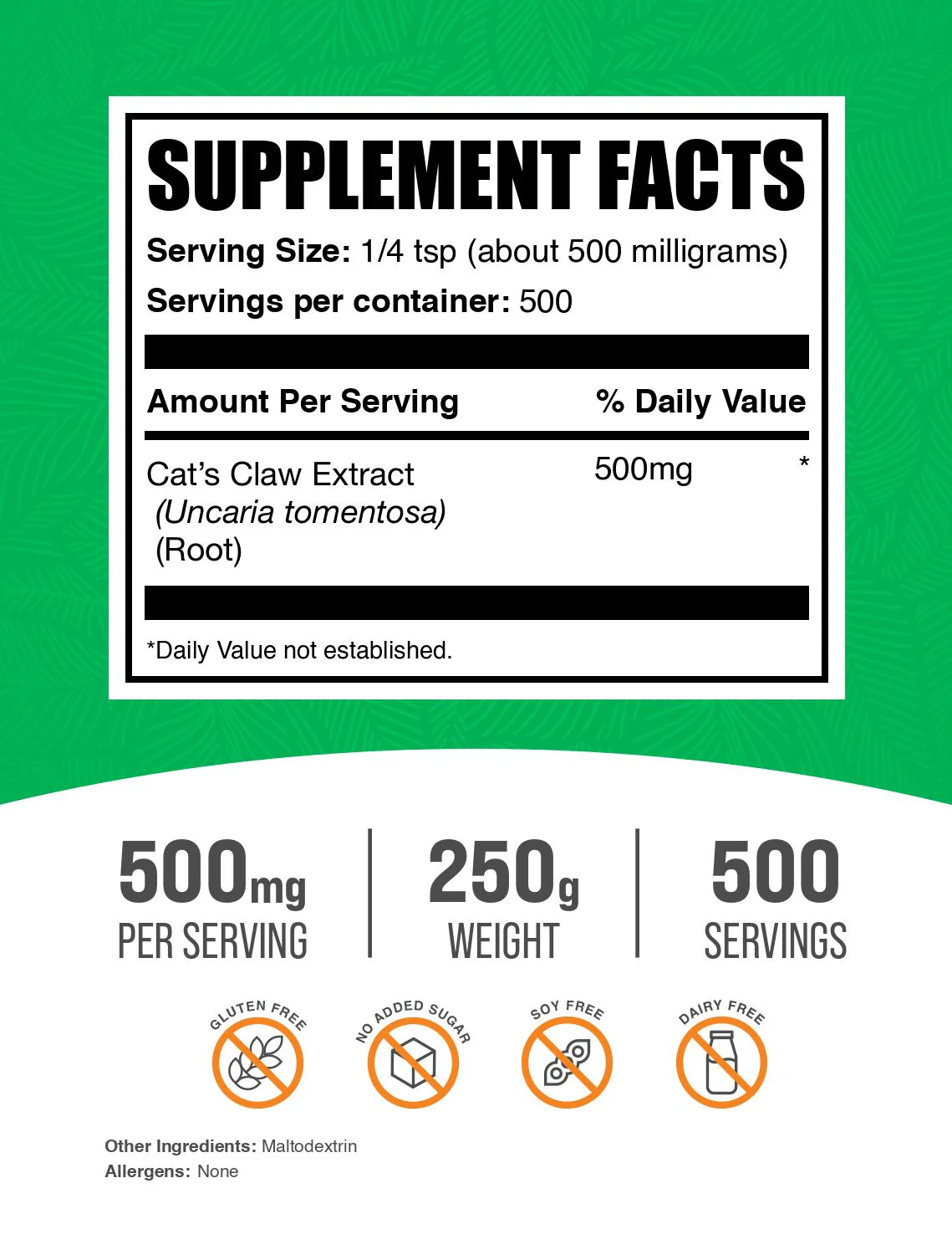 Cat's Claw Extract Powder - Image 2
