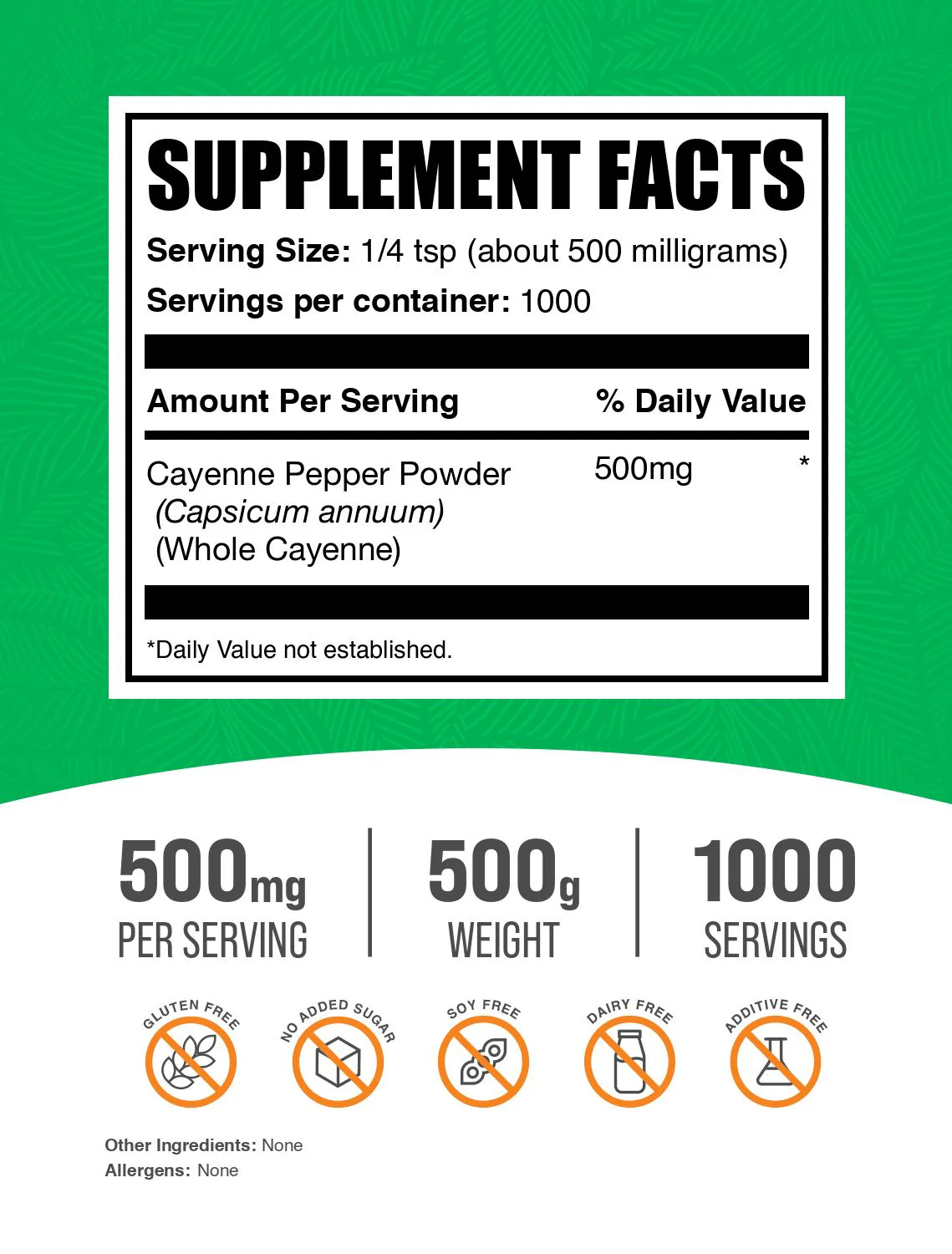 Cayenne Pepper 40000HU Powder - Image 2