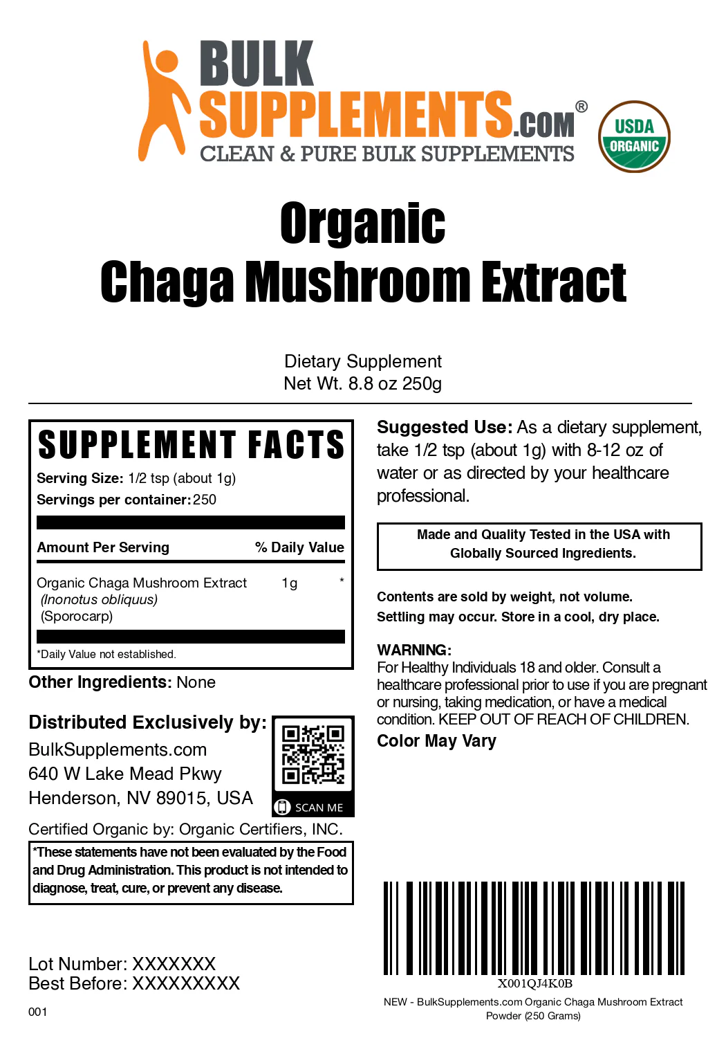 Chaga Mushroom Extract Powder - Image 6