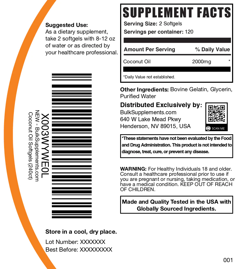 Coconut Oil Softgels - Image 7