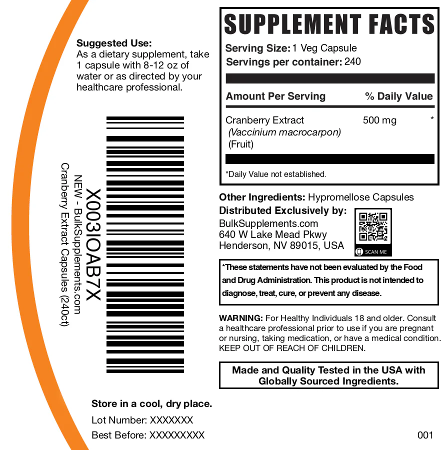 Cranberry Extract Capsules - Image 6
