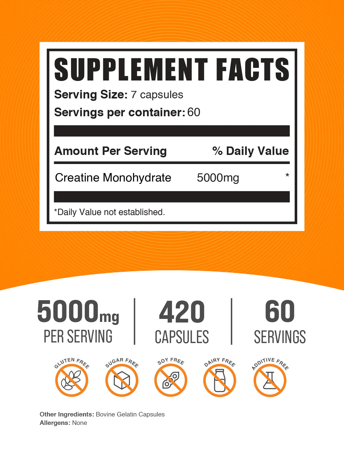Creatine Monohydrate Capsules - Image 2