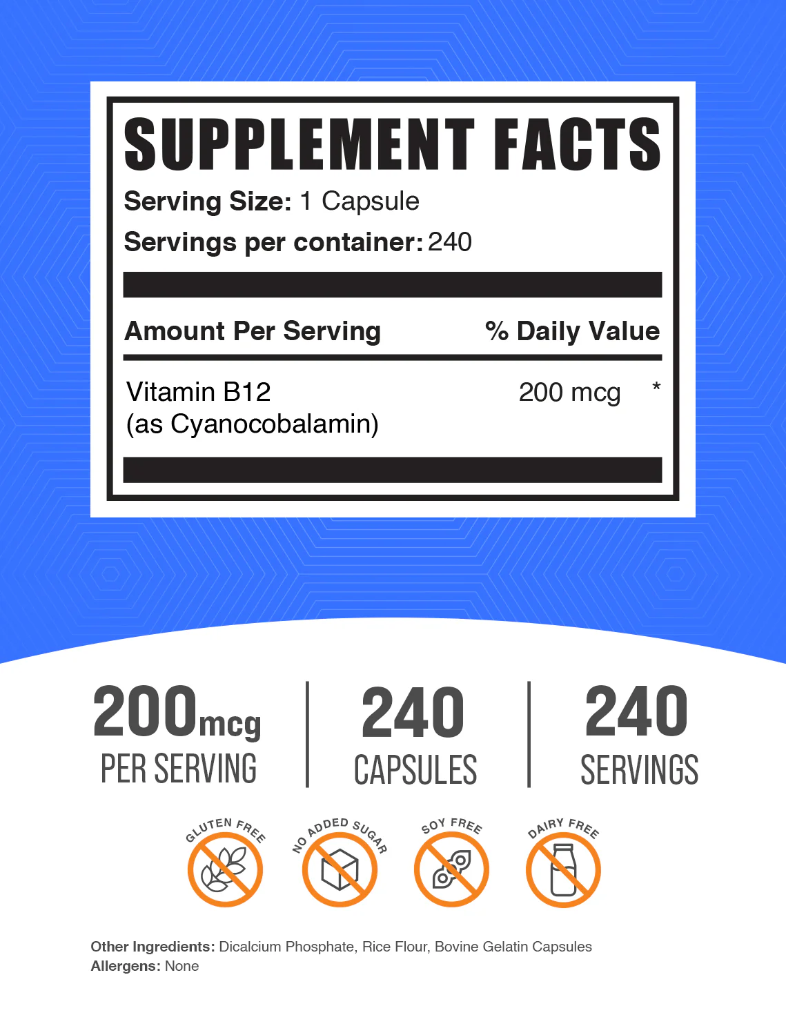 Vitamin B12 (1% Cyanocobalamin) Capsules - Image 2