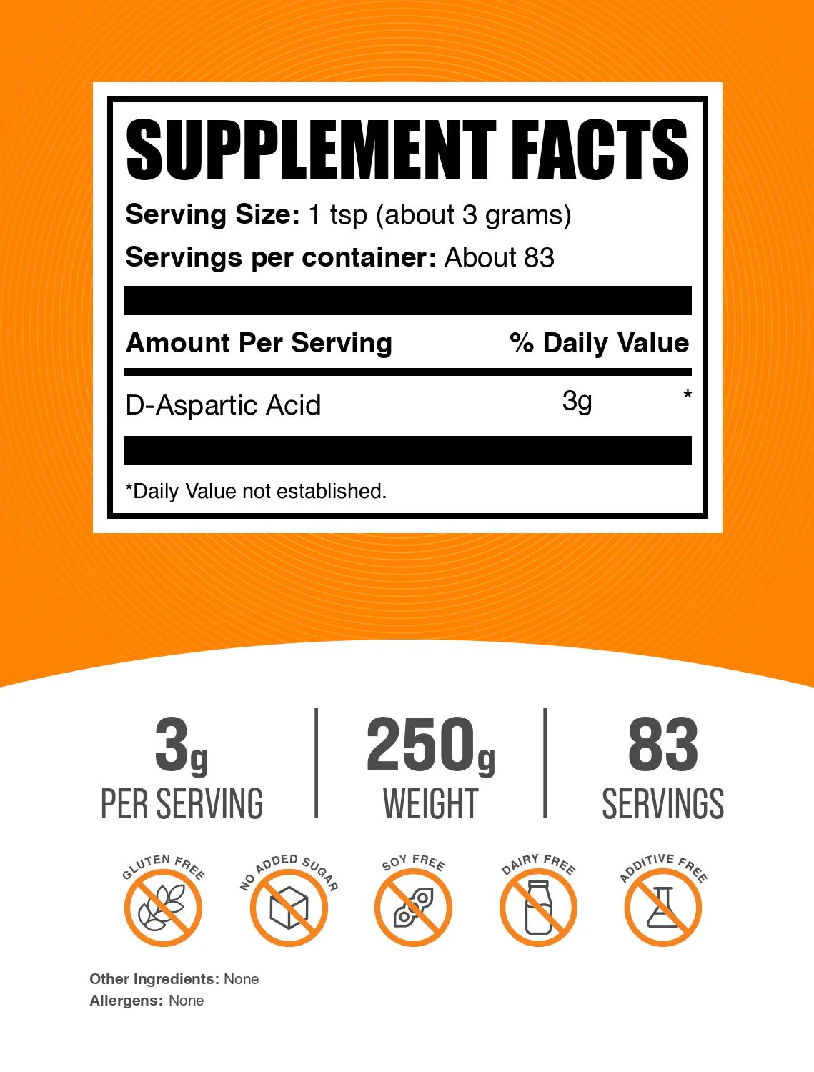 D-Aspartic Acid Powder - Image 2