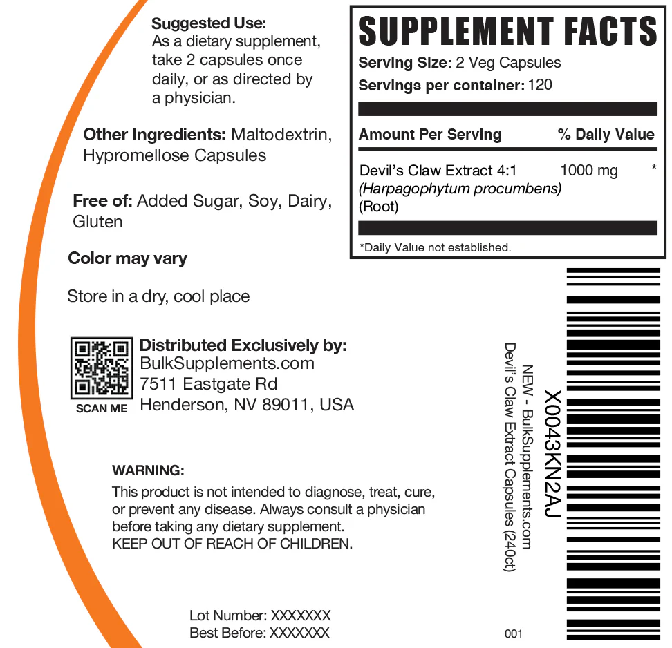 Devil's Claw Extract Capsules - Image 6