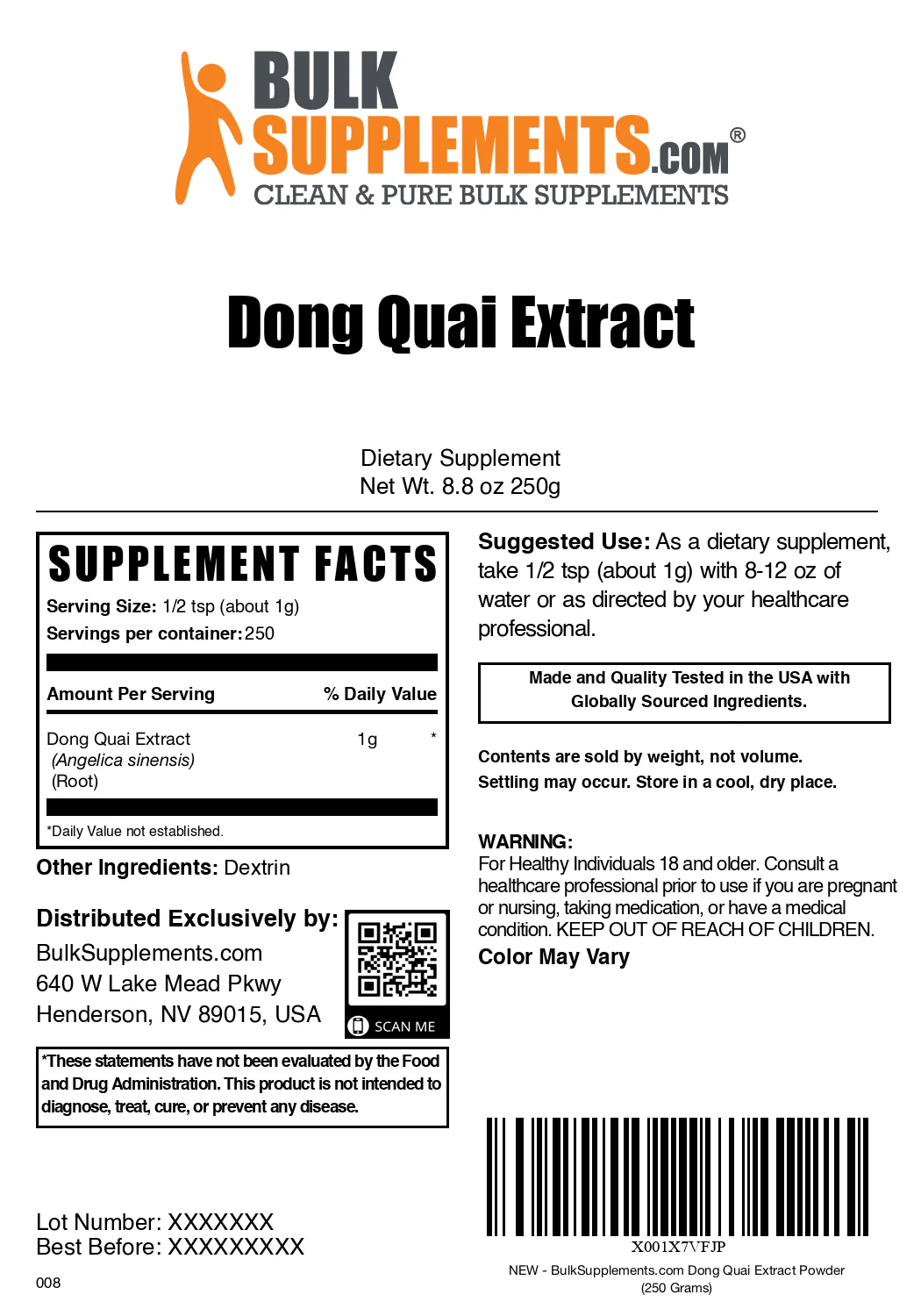 Dong Quai Root Extract Powder - Image 6