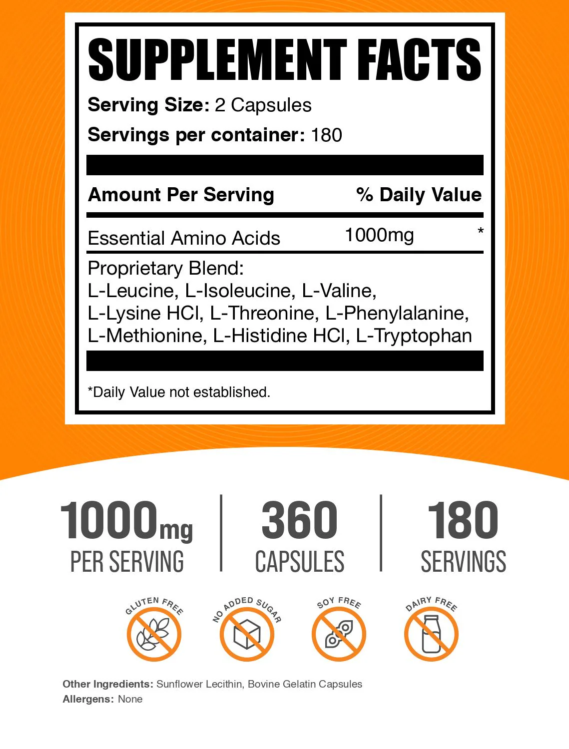 Essential Amino Acids (EAA) Capsules - Image 2