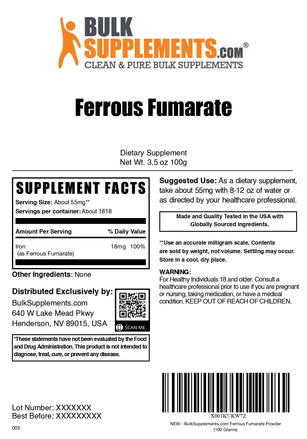 Ferrous Fumarate Powder - Image 7