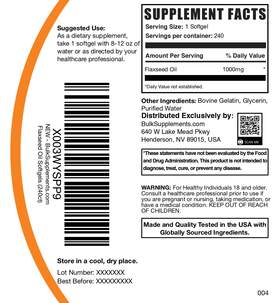 Flaxseed Oil Softgels - Image 6