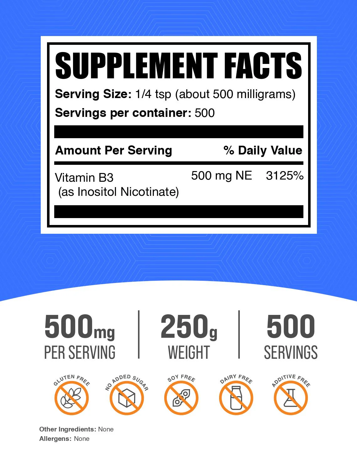 Flush Free Niacin (Inositol Hexanicotinate) Powder - Image 2