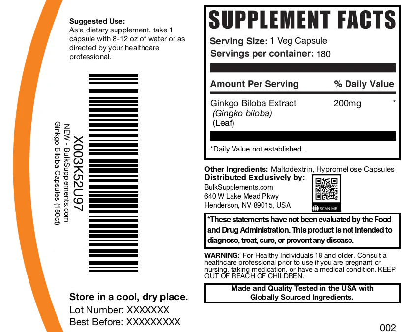 Ginkgo Biloba Extract Capsules - Image 6
