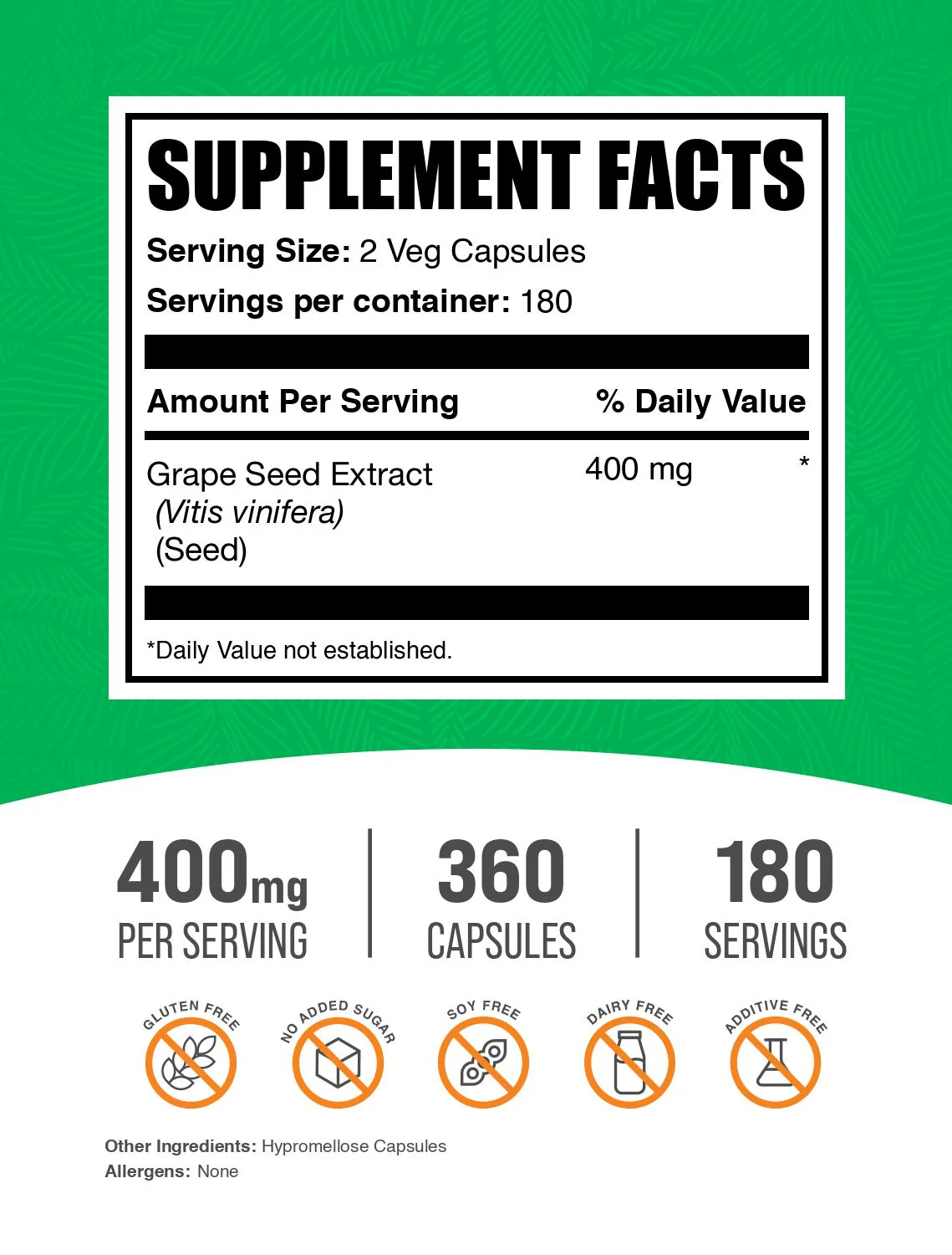 Grape Seed Extract Capsules - Image 2