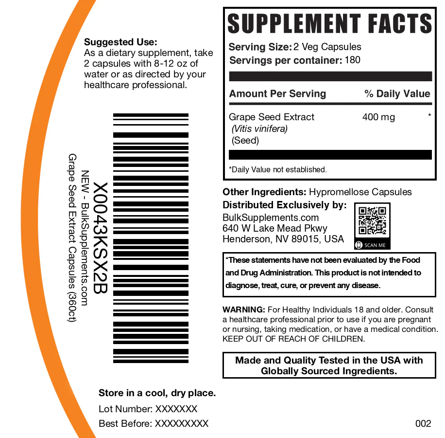 Grape Seed Extract Capsules - Image 6