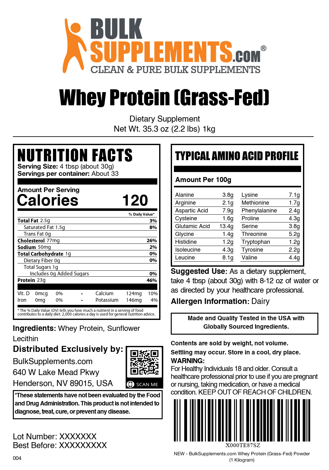 Grass-Fed Whey Protein Concentrate Powder - Image 6
