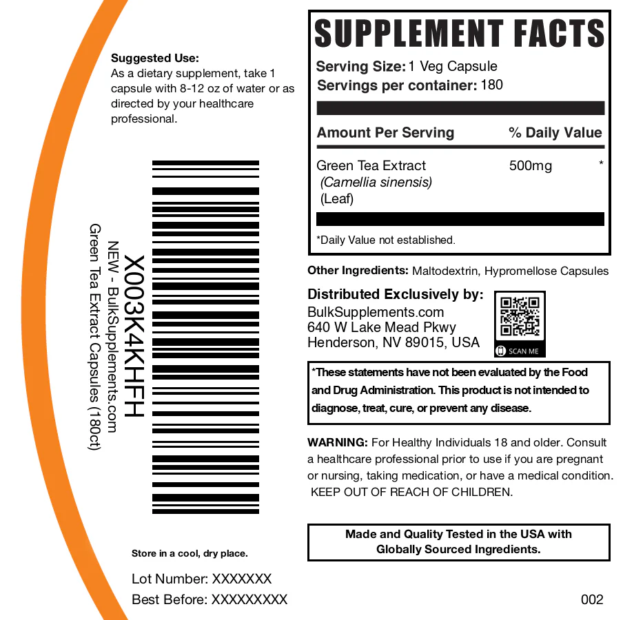 Green Tea Extract Capsules - Image 7