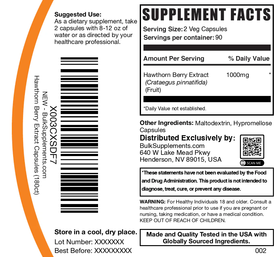 Hawthorn Berry Extract Capsules - Image 6