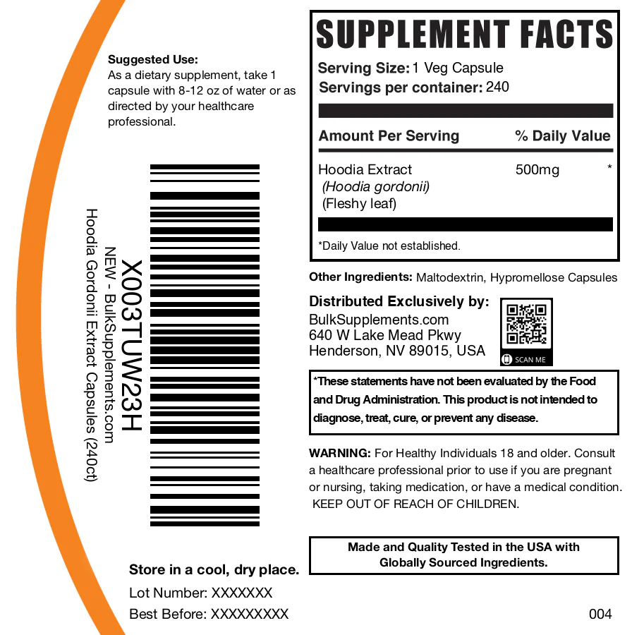 Hoodia Gordonii Extract Capsules - Image 6
