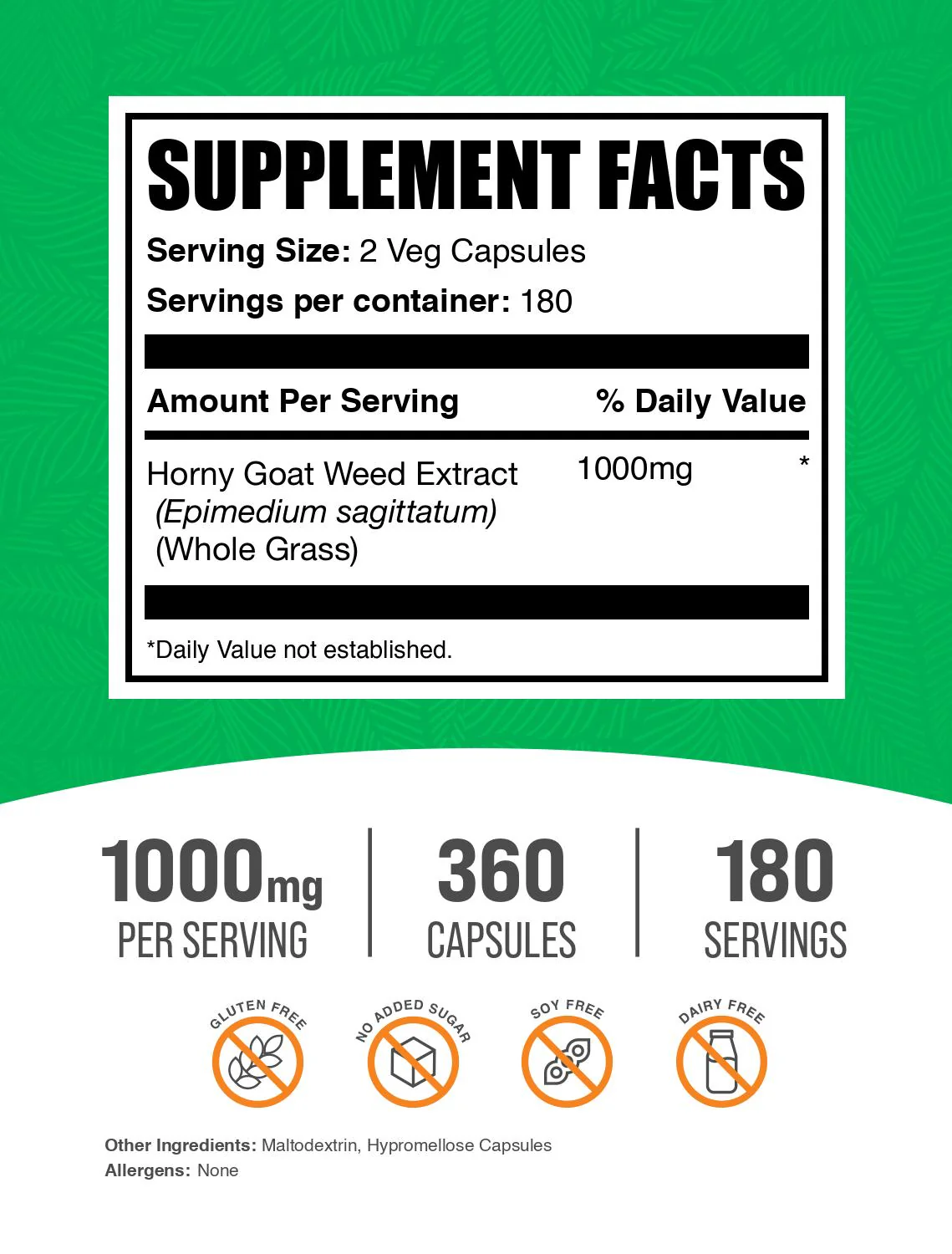 Horny Goat Weed Extract Capsules - Image 2