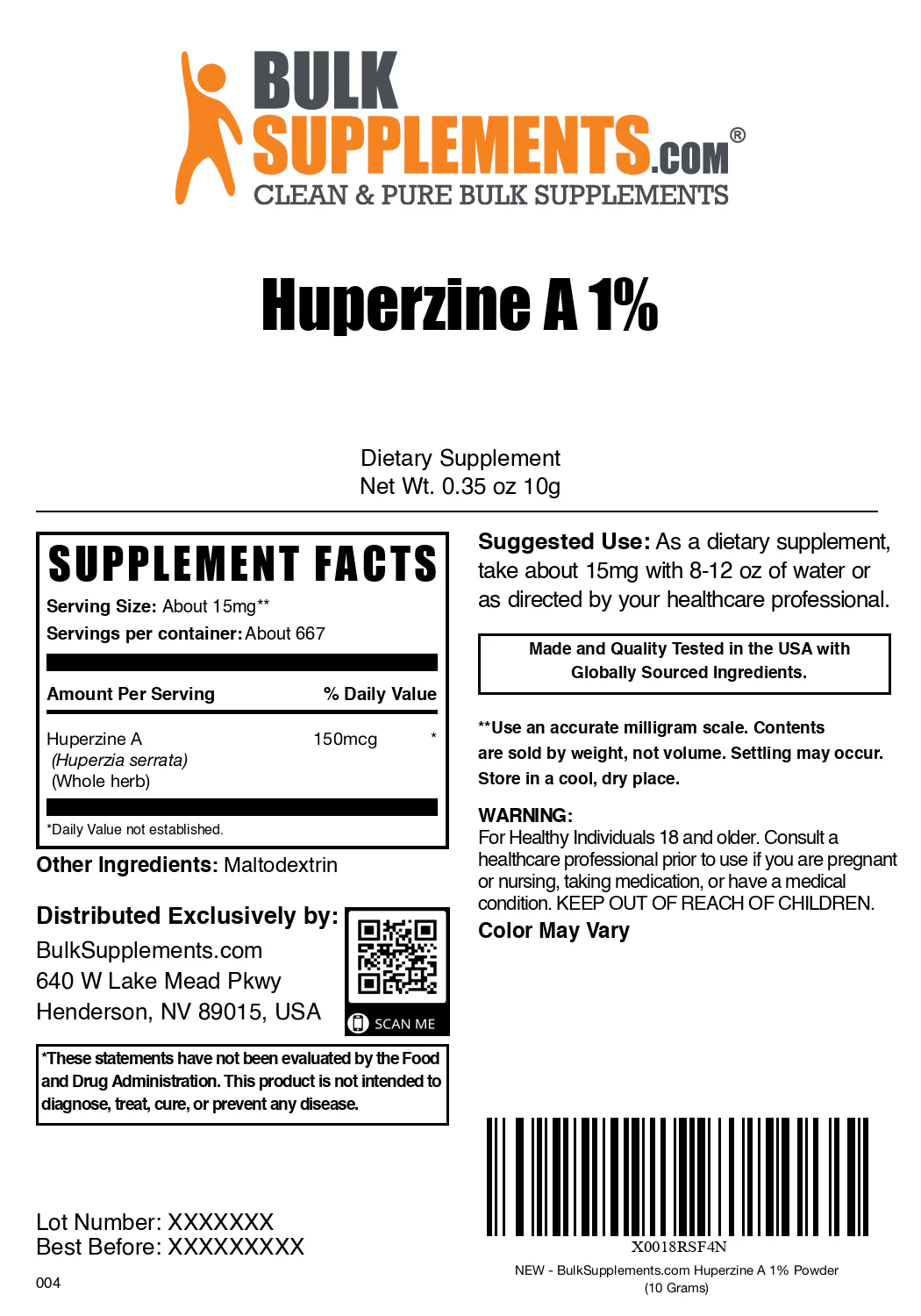 Huperzine A 1% Powder - Image 6