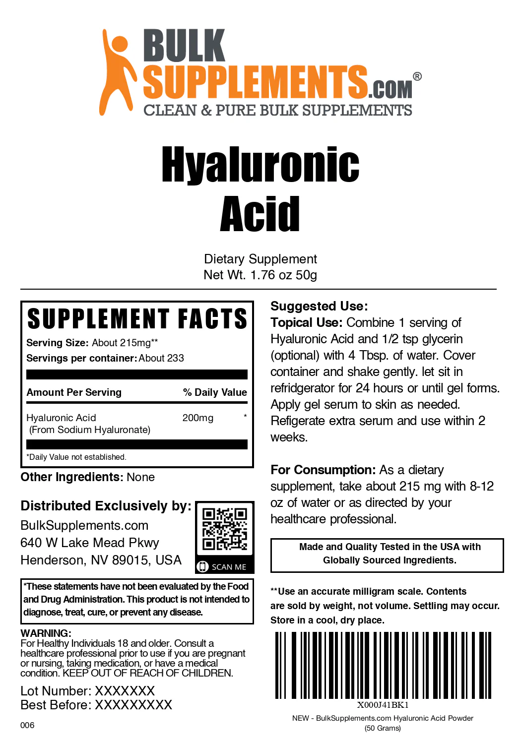 Hyaluronic Acid Powder - Image 6