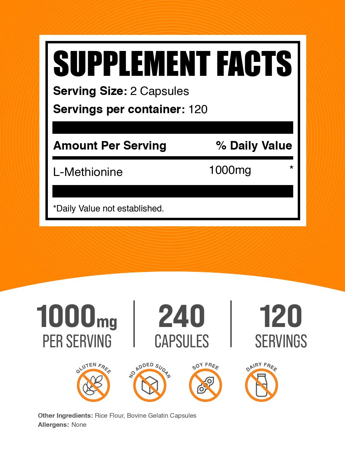 L-Methionine Capsules - Image 2