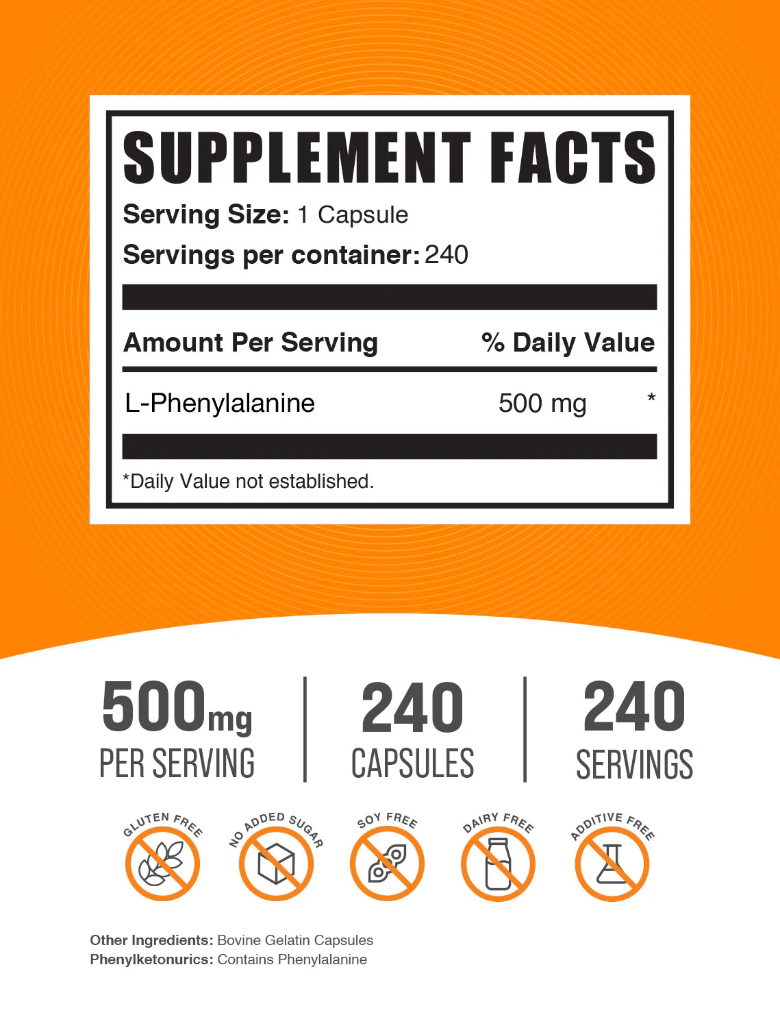 L-Phenylalanine Capsules - Image 2