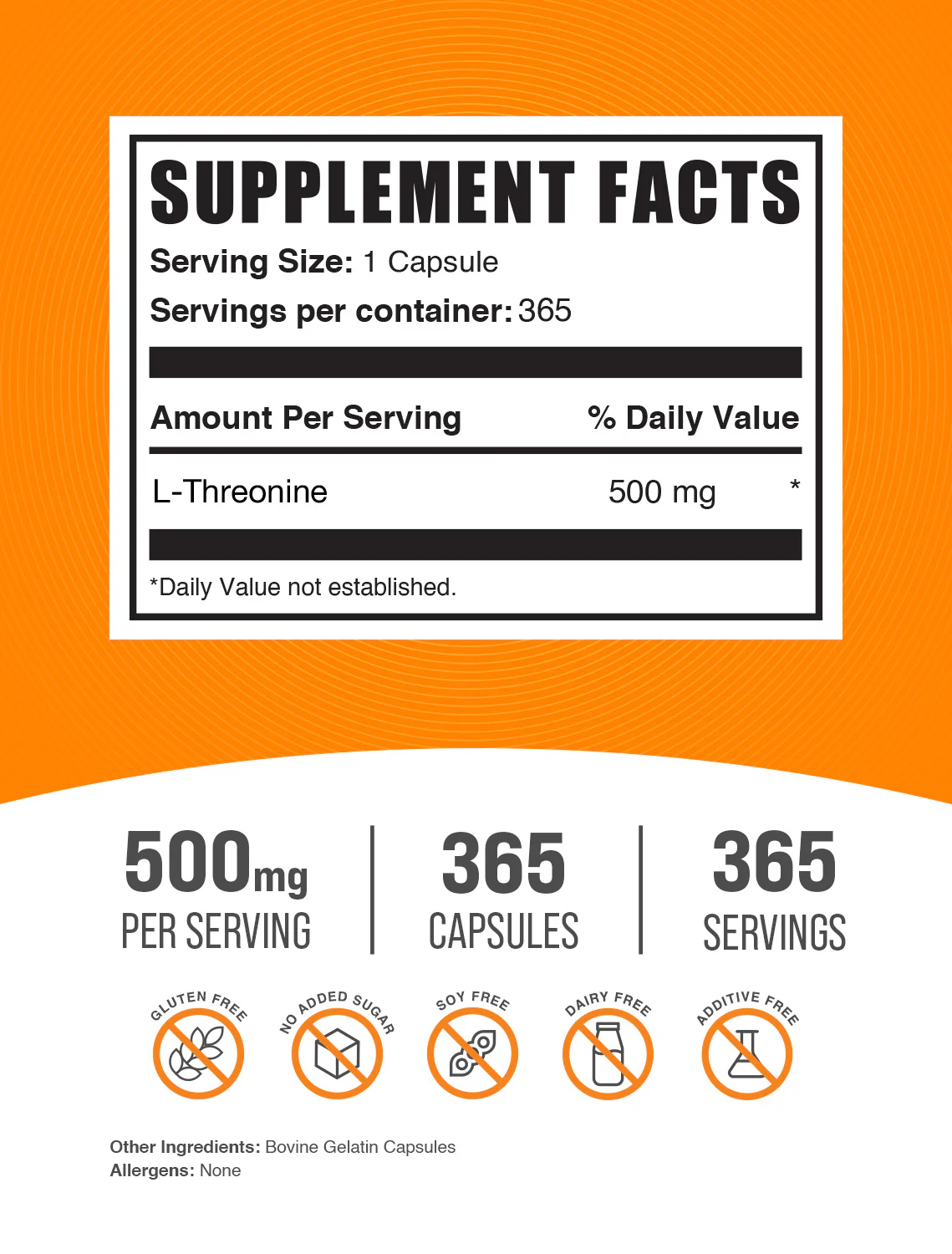 L-Threonine Capsules - Image 2