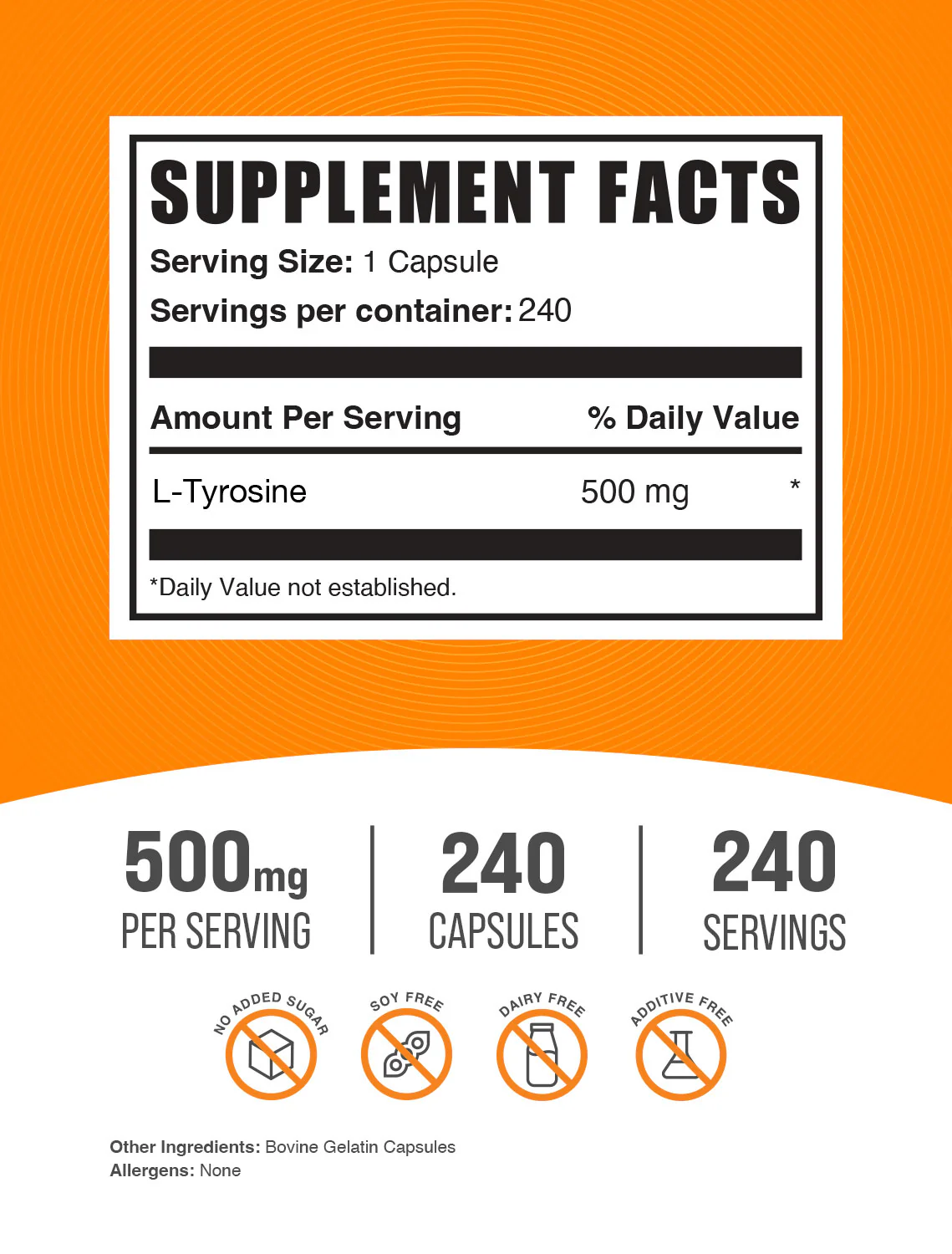 L-Tyrosine Capsules - Image 2