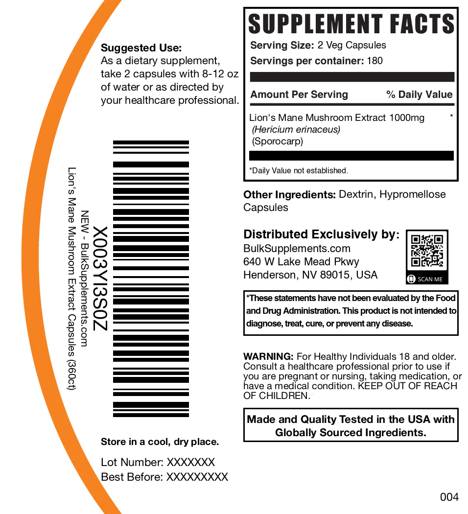 Lion's Mane Mushroom Extract Capsules - Image 6