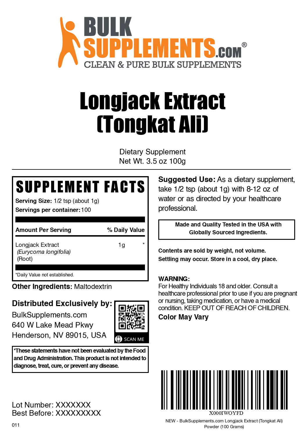 Longjack Extract (Tongkat Ali) Powder - Image 6