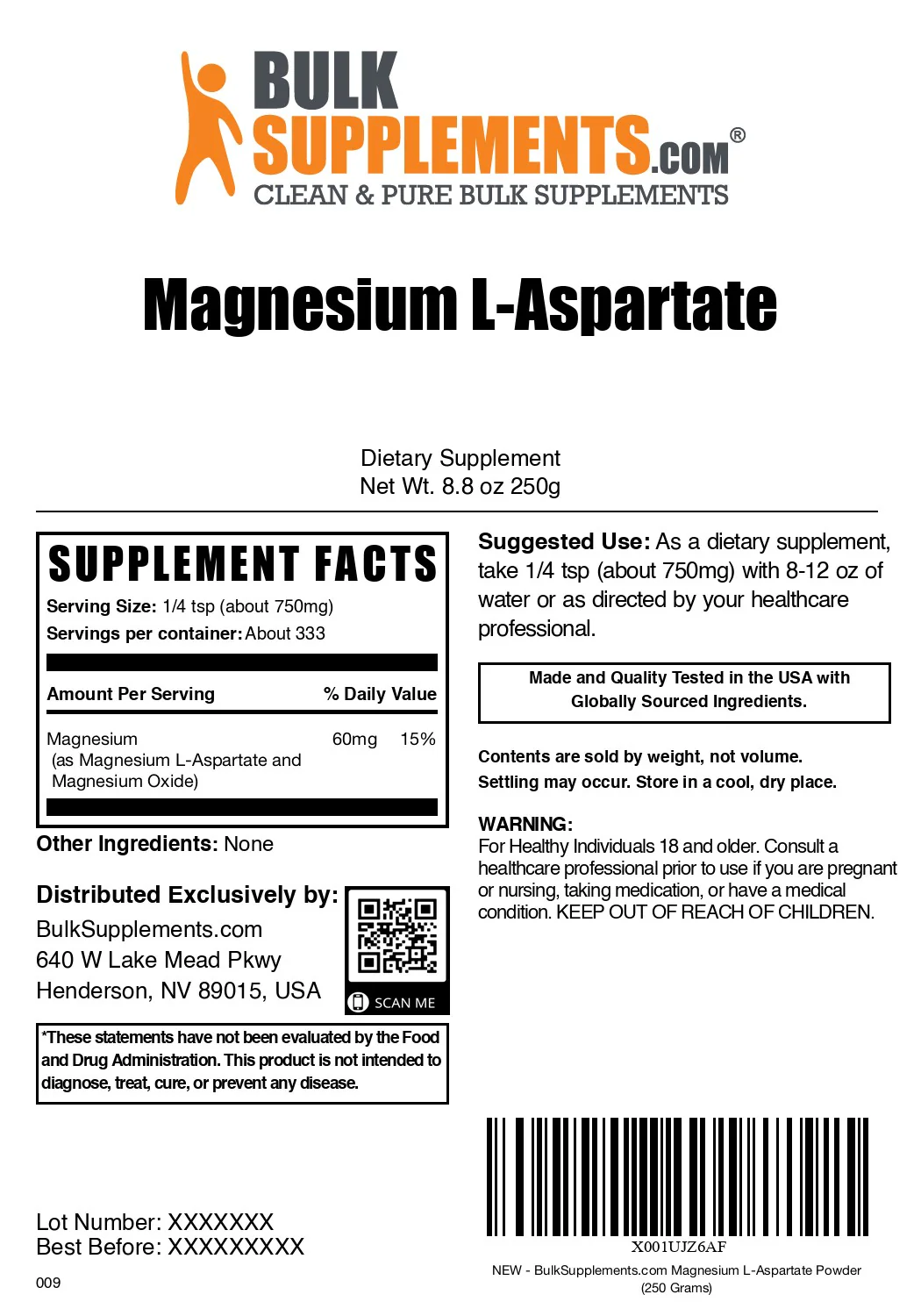 Magnesium L-Aspartate Powder - Image 12