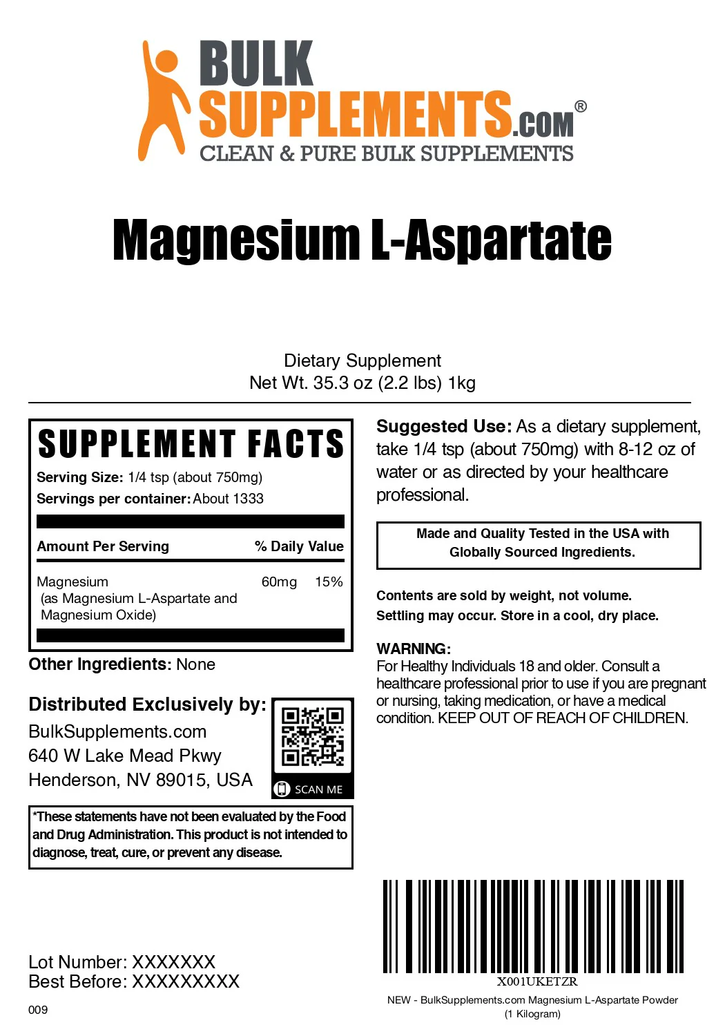 Magnesium L-Aspartate Powder - Image 9
