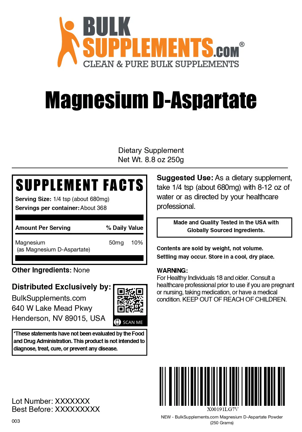 Magnesium D-Aspartate Powder - Image 6